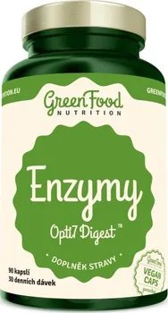 Přírodní produkt GreenFood Nutrition Enzymy Opti 7 Digest 90 cps.