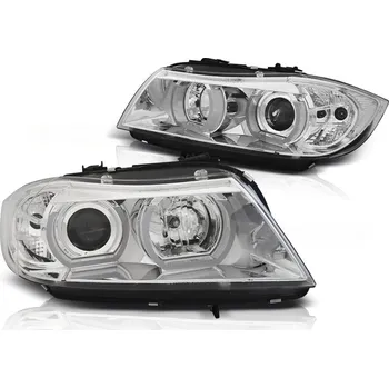 Přední světlomet Tuning Tec Přední světla BMW E90/E91 03.05-08.08 3D U-TYPE chromové HID