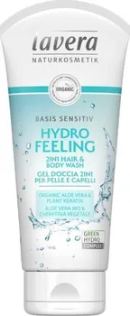 Sprchový gel Lavera Hydro Feeling BIO extra jemný sprchový gel a šampon 200 ml