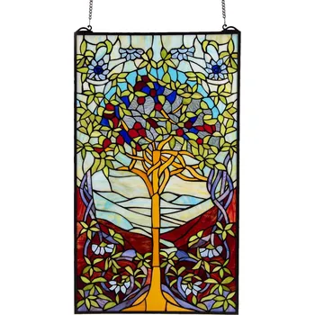 Obklad Skleněný nástěnný panel Tiffany Tree - 50*85 cm
