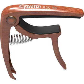 Kapodaster Guitto GGC-03 Metal Capo Wood + prodloužená záruka 3 roky