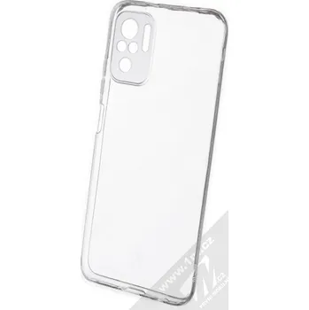 Pouzdro na mobilní telefon 1Mcz TPU Skinny ochranný kryt pro Xiaomi Redmi Note 10, Redmi Note 10S, Poco M5s průhledná (transparent)