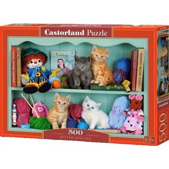 Puzzle Puzzle 500 dílků - Kočičí polička