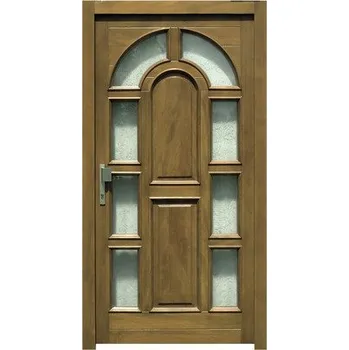 Vchodové dveře Vchodové dveře BB 121 dřevěné 110x210,5 cm L dub