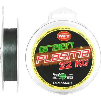 WFT Šňůra KG Plasma Round Green 150 m - 0,36 mm 40 kg