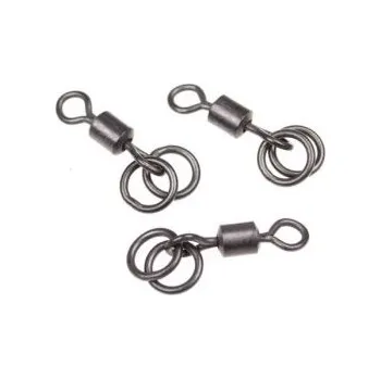 Nash obratlíky s dvěma kroužky Double Ring Swivels