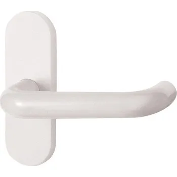 Dveřní kování Holar H 05 klika balkonová - bílá