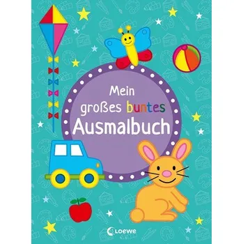 První čtění Mein großes buntes Ausmalbuch (Hase)