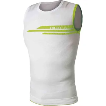 BIOTEX Cyklistické tílko - IMPACT - zelená/bílá XL-2XL