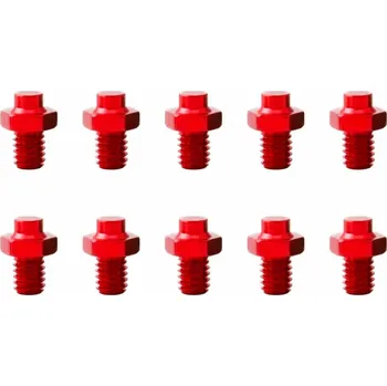 MUQZI piny do pedálů 10ks červené