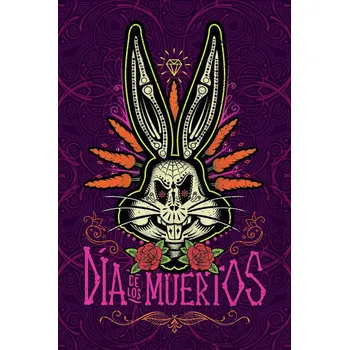 Plakát Plakát, Obraz - Bugs Bunny - Den mrtvých