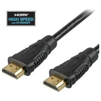 Video kabel PremiumCord HDMI v1.4 High Speed + Ethernet kabel, zlacené konektory, 3m - kphdme3