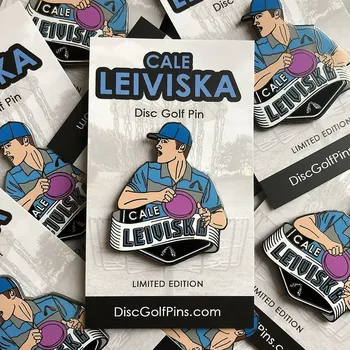 Disc Golf Pins Odznak Cale Leiviska