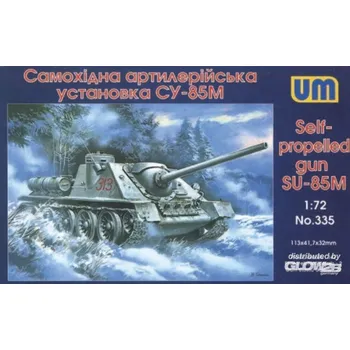 Plastikový model Unimodel 1/72 SU-85M Self-propelled gun