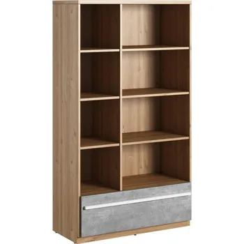 Dětský pokoj Casarredo Regál se zásuvkou FLAMY 03 1S dub nash/šedá