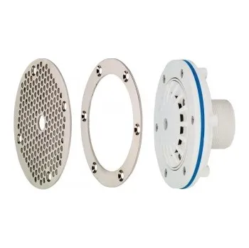 Podlahová tryska Kripsol včetně nerezové mřížky, pro fóliové bazény