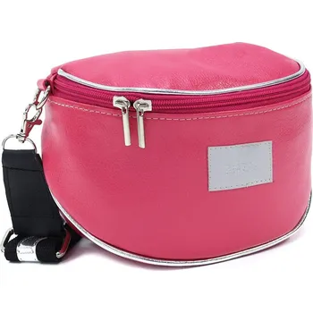 Ledvinka Růžová dámská zipová kabelka - ledvinka Libby