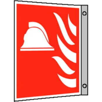 Kancelář Tabulka praporková - Požární zbrojnice, plast, 20 x 20 cm