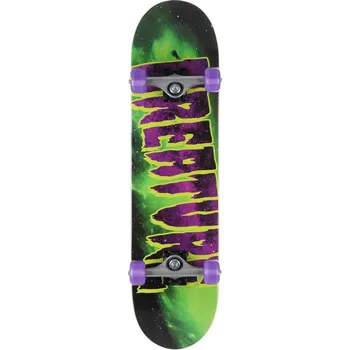 Skateboard creature Skateboard galaxy logo complete