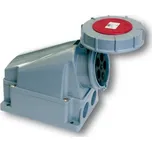 Zásuvka nástěnná PCE 135-6 63A/5P/400V IP67 Power Twist