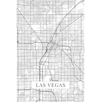 Plakát Plakát, Obraz - Las Vegas white