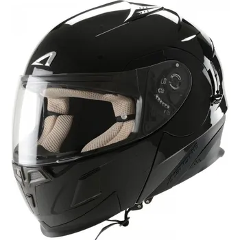 Helma na motorku Astone RT1000 černá lesklá XL