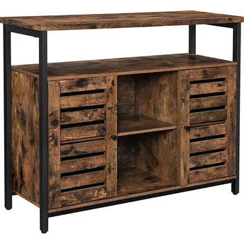 Komoda Komoda Houseland Volar hnědá/černá