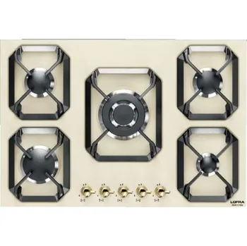 Varná deska Lofra HRBI7A0 plynová varná deska krémová 75cm