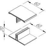 Spojovací profil vinyPlus 2-dílný Spojovací profil vinyPlus 2-dílný