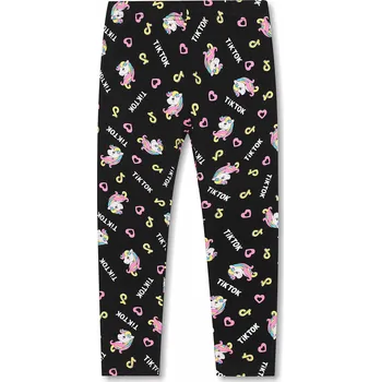 Dívčí legíny Dívčí legíny - KUGO KK9886, černá Barva: Černá, Velikost: 98