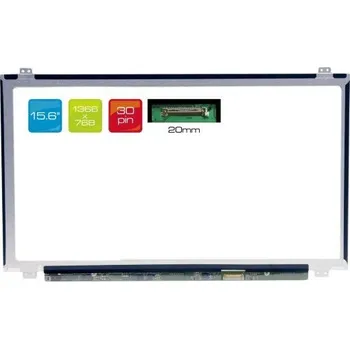 Náhradní displej pro notebook N156BGA-EA3 REV.C2 LCD 15.6" 1366x768 WXGA HD LED 30pin Slim DH (eDP) šířka 350mm display displej lesklý povrch