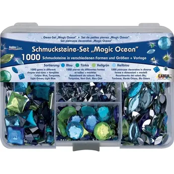 Kreul Sada KREUL akrylové štrasové kamínky magický oceán 1000ks