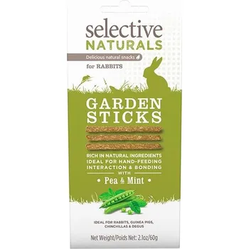 Krmivo pro hlodavce Supreme Selective snack Naturals Garden Sticks 60 g