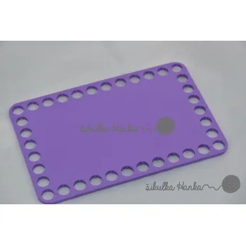 Dno na košík 10,2x16cm - plné lila