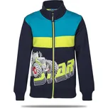 Chlapecká mikina - KUGO HM0616, tmavě modrá Barva: Modrá tmavě, Velikost: 98