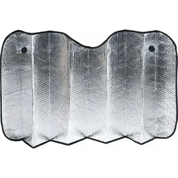 Stínítko do auta Clona sluneční na čelní sklo ALU 130 x 60cm (06127)