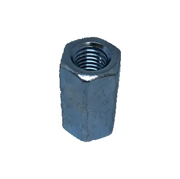 Matice DIN 6334 20 ZN matice 6-hranná prodlužovací, 3d, bílý zinek