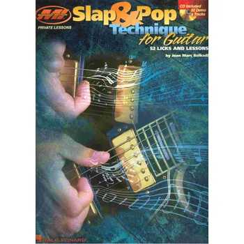 SLAP & POP TECHNIQUE FOR GUITAR + CD / kytara + tabulatura