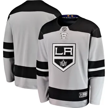 Fanatics Pánský dres Los Angeles Kings NHL Alternate Breakaway Jersey - Gray Velikost: XS