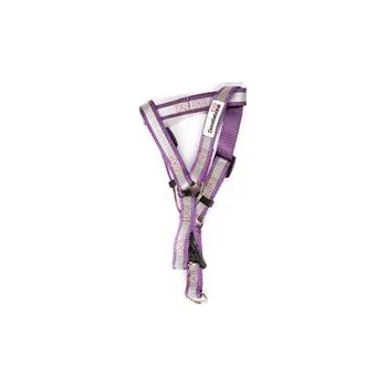 Postroj pro psa Doodlebone reflexní lehký postroj, fialový, velikost M