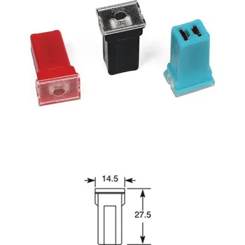 Autopojistky pojistka japonská, zásuvka malá 40A