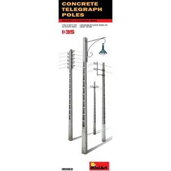 Plastikový model 1:35 Concrete Telegraph Poles