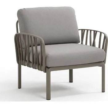 Zahradní nábytek Nardi KOMODO kreslo - tortora rám/ grigio šedý poťah