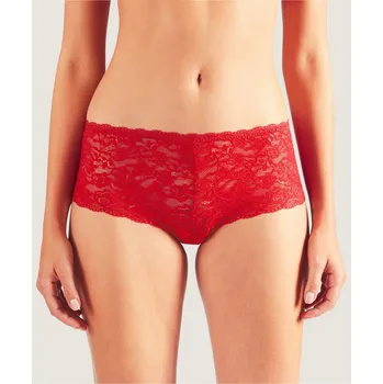 Souprava dámského spodního prádla Šortky AUBADE (HK70-03), Velikost 38, Barva červená