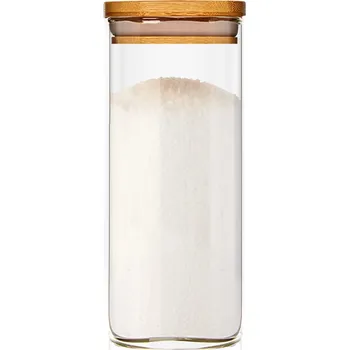 Dóza na potraviny Klarstein Hranatá nádoba s bambusovým víkem (10038114)