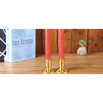 Party dekorace Dlouhé svíčky na baterie 2ks Barva: červená