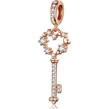 Přívěsek Bamoer stříbrný přívěsek Klíč lásky