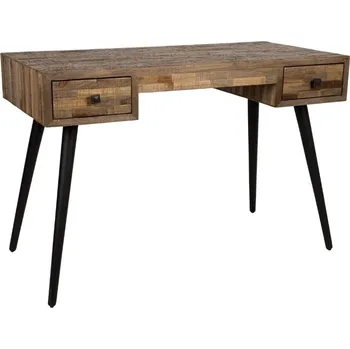 Psací stůl White Label Dřevěný kancelářský stůl WLL LEO 118x56 cm