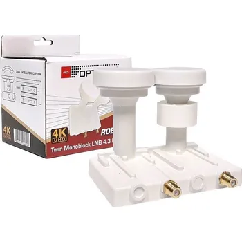 Opticum Twin Monoblock Robust 4.3° LNB