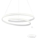 Redo Závěsné LED svítidlo Torsion ø 740 mm, 3000K Barva: Bílá